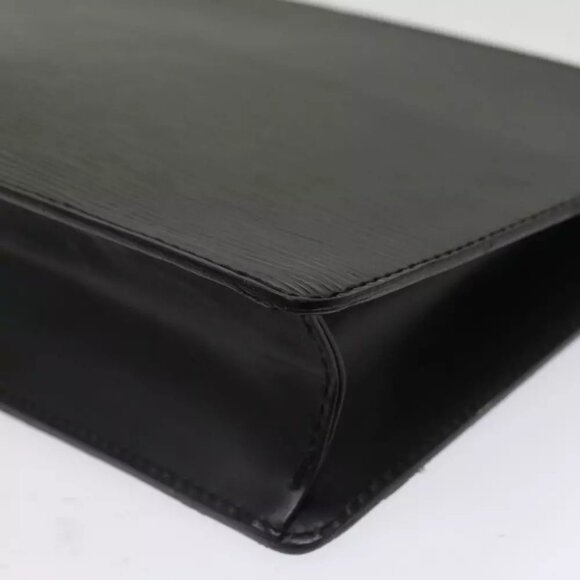 LOUIS VUITTON Epi Pochette Homme Clutch Bag Black M52522 LV Auth th3860 - Picture 8 of 12